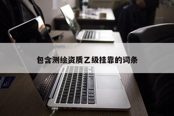 包含測繪資質乙級 *** 的詞條