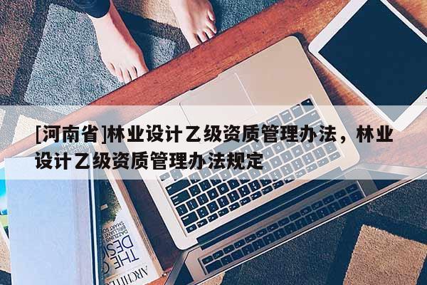 [河南省]林業設計乙級資質管理辦法，林業設計乙級資質管理辦法規定