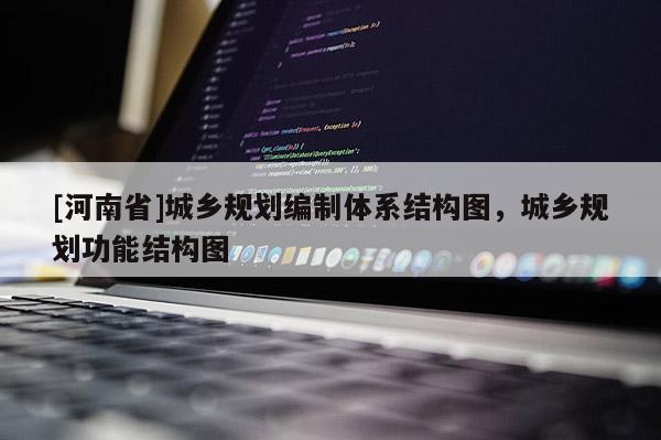 [河南省]城鄉規劃編制體系結構圖，城鄉規劃功能結構圖
