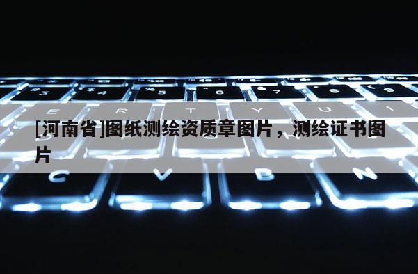 [河南省]圖紙測繪資質(zhì)章圖片，測繪證書圖片