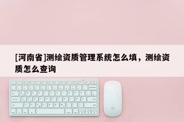 [河南省]測繪資質(zhì)管理系統(tǒng)怎么填，測繪資質(zhì)怎么查詢