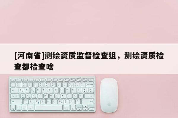 [河南省]測繪資質監督檢查組，測繪資質檢查都檢查啥