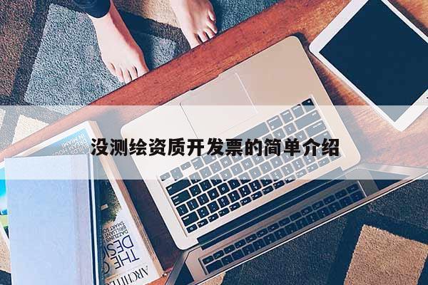 沒測繪資質開發票的簡單介紹